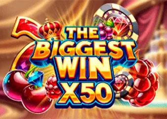 The Biggest Win x50 — игровая карточка Лев казино